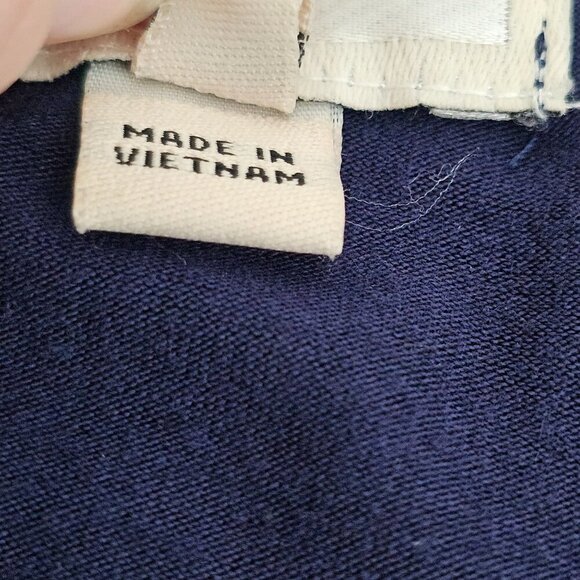 Y2K Eci New York V-Neck Jersey Beaded Waist Sleeveless Long Maxi Dress Blue Size - Picture 7 of 11